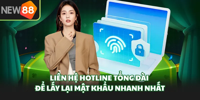 Liên hệ hotline tổng đài để lấy lại mật khẩu nhanh nhất